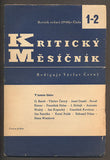 KRITICKÝ MĚSÍČNÍK. - 1946. Ročník VII., č. 1-20. Red. Václav Černý.