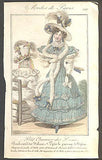 Modes de Paris, ručně kolorovaná rytina, no. 555 - 1.pol. 19. st.