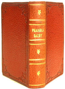 1924. 3. vyd. Kož. vazba; s podpisy autora; tiskaře a sazečů.
