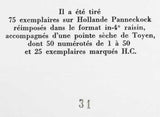 Toyen - COURTOT; CLAUDE: INTRODUCTION A LA LECTURE DE BENJAMIN PERET. - 1965. Orig. suchá jehla 175x105; sign. a čísl 31/50; TOYEN. /q/