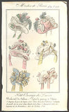 Modes de Paris, ručně kolorovaná rytina, no. 50 / 553 - 1.pol. 19. st.