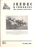 JEZDEC A CHOVATEL. - Roč. IV., č. 76, 1936.