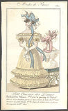 Modes de Paris, ručně kolorovaná rytina, no. 530 - 1.pol. 19. st.