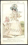 Modes de Paris, ručně kolorovaná rytina, no. 584 - 1.pol. 19. st.