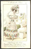 Modes de Paris, ručně kolorovaná rytina, no. 583 - 1.pol. 19. st.