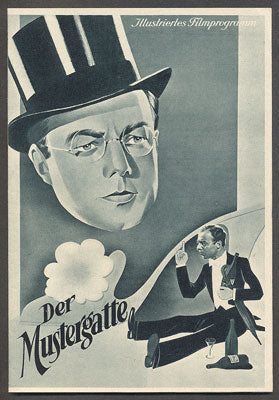 DER MÜSTERGATTE / VZORNÝ MANŽEL. - 1937. Illustriertes Filmprogramm.