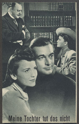MEINE TOCHTER TUT DAS NICHT / MOJE DCERA TO NEDĚLÁ. - Filmový program. 1940.