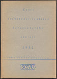 ČEŠTÍ ARCHITEKTI - REALISTÉ DEVATENÁCTÉHO STOLETÍ. - 1952.