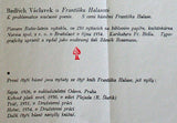 VÁCLAVEK, BEDŘICH: O FRANTIŠKU HALASOVI. - 1934. Typo ZDENĚK ROSSMANN.