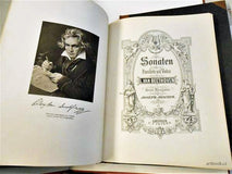 Beethoven, Ludwig van. Sonaten für Pianoforte und Violine. - 10 Sonaten. 2 Bände. 1901.