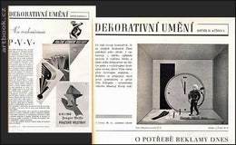 DEKORATIVNÍ UMĚNÍ - 1939 / 1940.