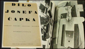 Čapek - DÍLO JOSEFA ČAPKA. Katalog souborné výstavy v Praze. 1946.