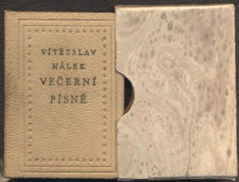 HÁLEK, VÍTĚZSLAV: VEČERNÍ PÍSNĚ. - 1959. /Miniature edition/