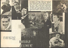 RUDOLF JELÍNEK - Propagační plakát. Výtvarník: M. Hruška. (1964)