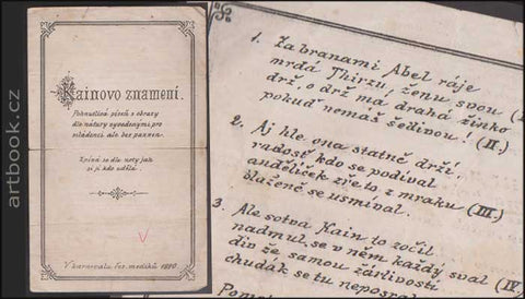 Erotikum - KAINOVO ZNAMENÍ. 1880.