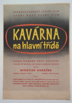 KAVÁRNA NA HLAVNÍ TŘÍDĚ. - (1953).