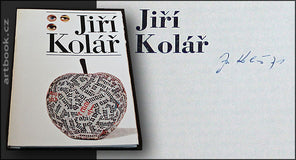 LAMAČ; MIROSLAV: JIŘÍ KOLÁŘ. - 1970. Podpis Jiřího Koláře.