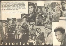 JAROSLAV MAREŠ - Propagační plakát. Výtvarník: M. Hruška. (1964)