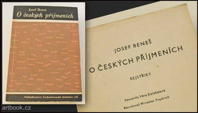 O českých příjmeních / Josef Beneš. - 1962. + Rejstříky. - 1970.