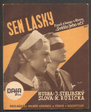 Kabátová, Dohnal - SEN LÁSKY. - 1936. /písničky/noty/
