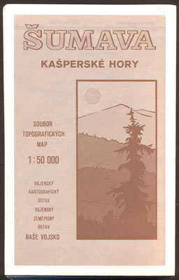 Šumava. Soubor map 1:50 000. Komplet 19 map. - 1991.
