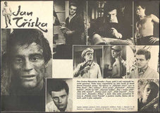 JAN TŘÍSKA - Propagační plakát. Výtvarník: M. Hruška. (1964)