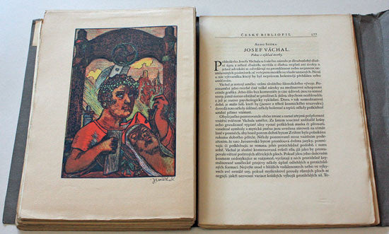 Váchal - ČESKÝ BIBLIOFIL. Roč. II. 1929, č. 1 - 5.