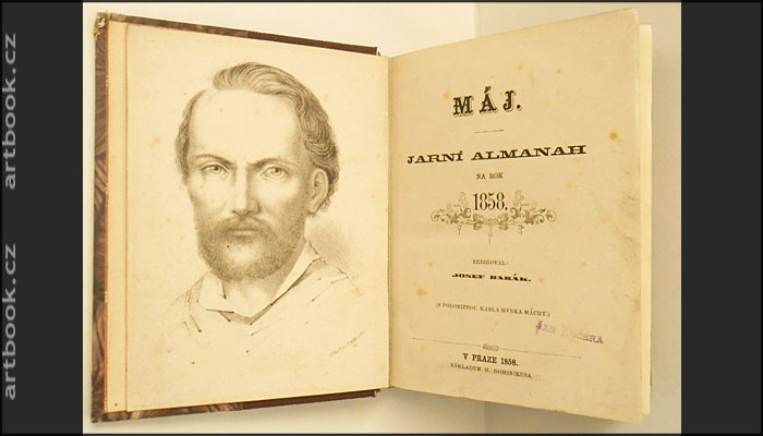 MÁJ. Jarní almanach na rok 1858. 1. vyd. /MÁCHA /NERUDA /NĚMCOVÁ /ERBEN /HÁLEK