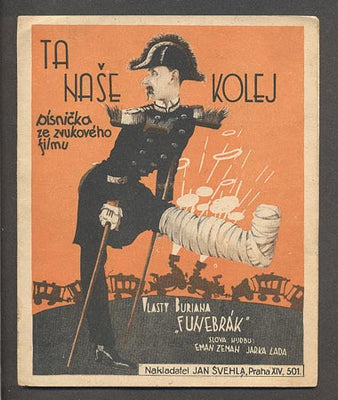 VLASTA BURIAN - FUNEBRÁK. "TA NAŠE KOLEJ". - 1932.