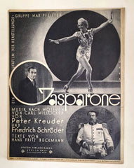 Marikka Rökk; Johannes Heesters; Oskar Sima - GASPARONE. - 1938.