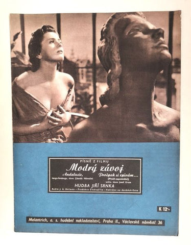 VLASTA MATULOVÁ - MODRÝ ZÁVOJ. - 1942.