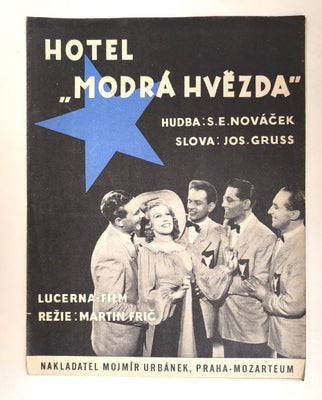 INKA ZEMÁNKOVÁ - HOTEL "MODRÁ HVĚZDA". - 1941.