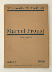 Teige - CRÉMIEUX, BENJAMIN: MARCEL PROUST. - 1928.