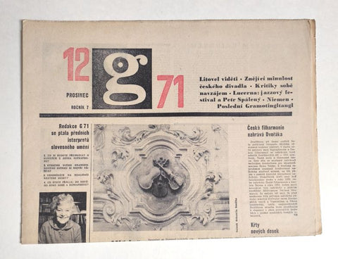 G 71 - SUPRAPHON REVUE. 1971, prosinec, č. 12.