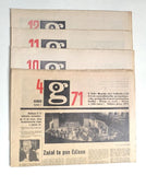 G 71 - SUPRAPHON REVUE. 1971, č. 4, 10, 11, 12.
