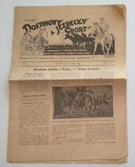 DOSTIHOVÝ A JEZDECKÝ SPORT. - Ročník I., č. 7. - 8. 1926.