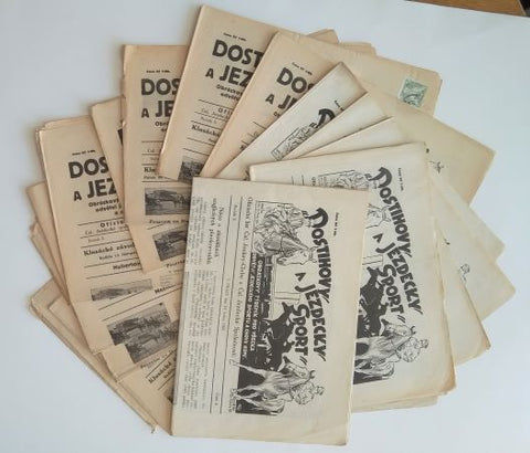 DOSTIHOVÝ A JEZDECKÝ SPORT. - Ročník II. 1927.