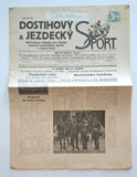 DOSTIHOVÝ A JEZDECKÝ SPORT. - Ročník III. 1928.