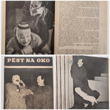 VOSKOVEC A WERICH: PĚST NA OKO. - 1947. Divadelní program.