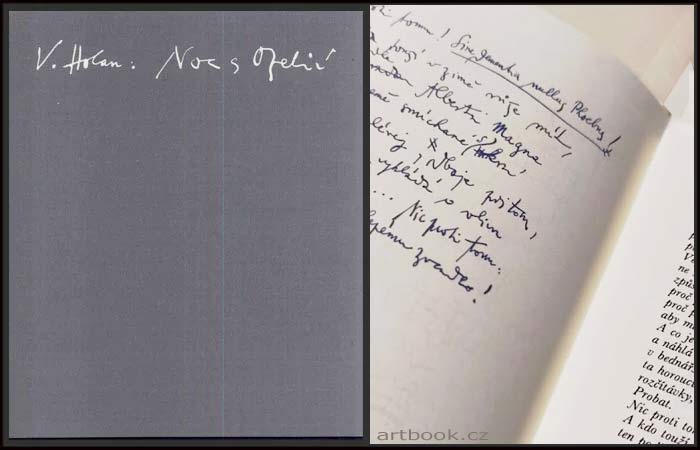 HOLAN, VLADIMÍR: NOC S OFÉLIÍ. /membra disiecta/ - 1985.