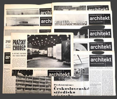 ČESKOSLOVENSKÝ ARCHITEKT. 1968,  č. 1 - 25 / kompletní ročník XIII.