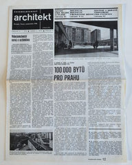 ČESKOSLOVENSKÝ ARCHITEKT 1974, č. 1 - 26 / kompletní ročník XX.
