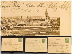 Mikoláš Aleš (18.11.1852 - 10.7.1913). Český malíř. - 3x Alšovy rukopisy z r. 1913.