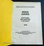 Maria Jarema. Wystawa malarstwa i rzeźby 1958. Katalog. Galerie Kordegarda.