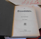 Kiesewetter, Karl: Die Geheimwissenschaften. Zweite Auflage. (1909).