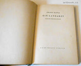 Kafka, Franz: Ein Landarzt. Kleine Erzählungen. Erste Ausgabe. 1919.