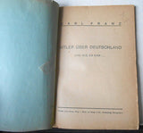 Franz, Karl: Hitler über Deutschland und wie es kam ... (1933). Bruno Frei.