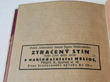 HOSTOVSKÝ, Egon. Ztracený stín. - 1931. Novinové vydání. Románová příloha Národního osvobození.