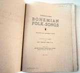 Twenty-Two Bohemian Folk-Songs. - 1912.