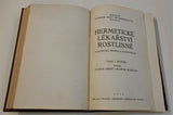 AGRIPPA: OKULTNÍ FILOSOFIE / MÁVERIC: HERMETICKÉ LÉKAŘSTVÍ. / SEZEMSKÝ: PLNOST ŽIVOTA. - 1919-1921.